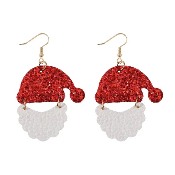 Christmas Santa Earrings - Picture 2 of 4